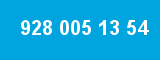 928 005 13 54